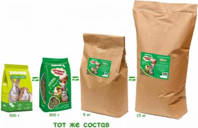 Корм для грызунов и кроликов Луговые травы 5 кг 41881 – фото 3