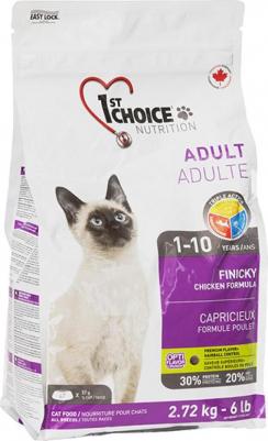 Сухой корм Adult Cat Finicky Chicken Formula с курицей для кошек привередливых к еде 5,44кг – фото 9
