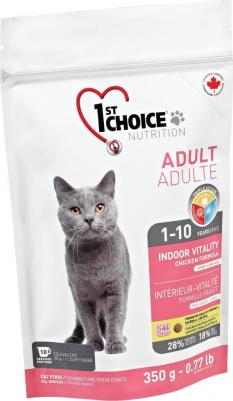 Сухой корм Adult Cat Indoor Vitality Chicken Formula с курицей для домашних кошек 907г