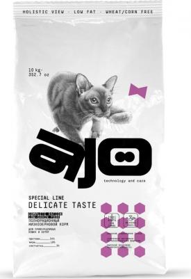 Cat Delicate Taste сухой корм для привередливых кошек и котят с индейкой - 10 кг – фото 2