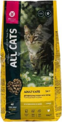 Сухой корм для взрослых кошек полнорационный мясо 13кг 26382 – фото 3