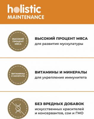 hOLISTIC Сухой корм для взрослых кошек со со свежей курицей, Life Maintenance, Fresh Chicken 4670236597023 – фото 3