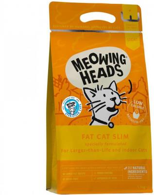 Сухой корм для кошек Fat Cat Slim, курица, лосось, 1,5кг