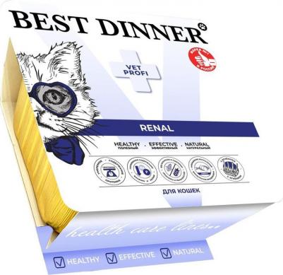 Консервы для кошек VET PROFI Renal, ягненок, 14 шт по 100 г – фото 2