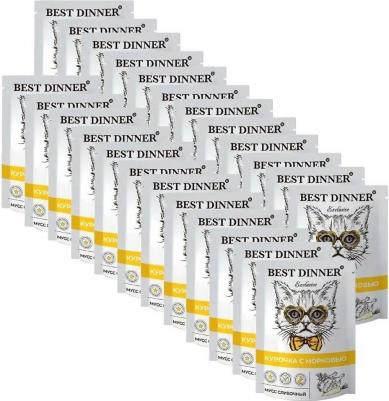 Корм для котят Exclusive Мусс сливочный Курочка с морковью с 1 месяца, 85 г – фото 1