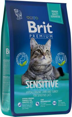 Cat Sensitive сухой корм для кошек с чувствительным пищеварениемс ягненком и индейкой 400г – фото 17