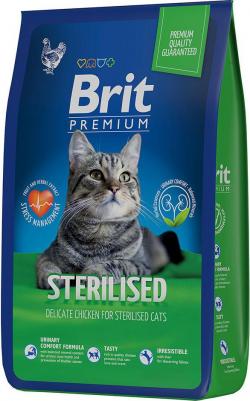 Cat Sterilized Chicken сухой корм для стерилизованных кошек скурицей 400г – фото 16