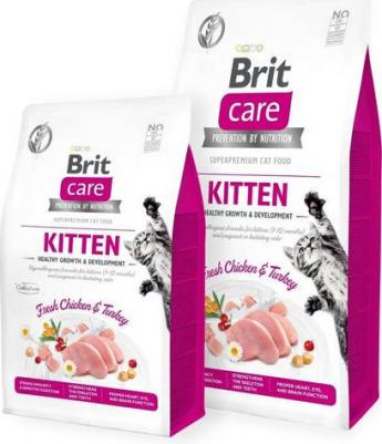 Сухой корм Care Cat Kitten Healthy Growth с индейкой для котят, беременных и кормящих кошек, 7кг – фото 8