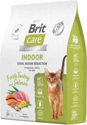 Сухой корм для кошек Cat Indoor Stool Odour Reduction, индейка, лосось, 7 кг – фото 1