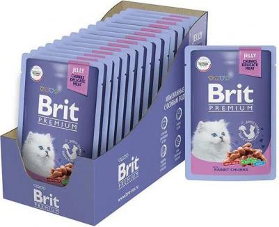 Влажный корм для котят кролик в желе 14 шт по 85 г – фото 3