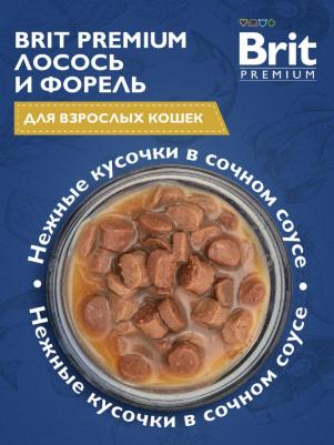 Влажный корм для взрослых кошек с лососем и форелью 85г – фото 13