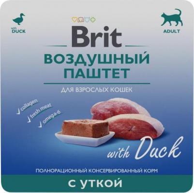 Воздушный паштет для взрослых кошек с уткой - 100 г х 14 шт – фото 12