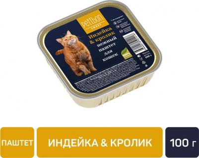 Консервы Petibon Smart для кошек паштет с индейкой и кроликом 100г 01218 – фото 1