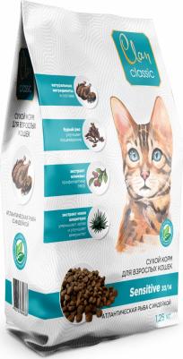 Classic 33/14 корм для кошек, с чувствительным пищеварением, рыба с индейкой 4623723684836 – фото 1