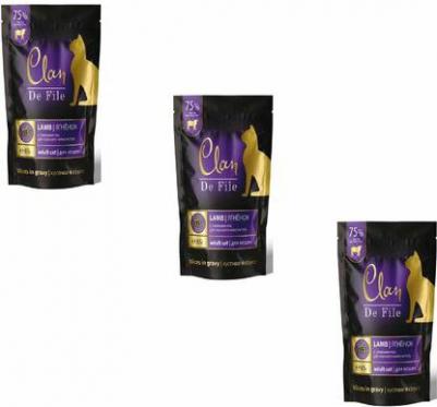 De File пауч кусочки в соусе для кошек, Ягненок с семенами чиа, 85г – фото 4