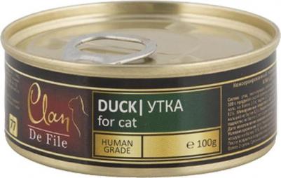Корм для кошек De File Утка 100г – фото 1