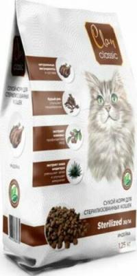 Корм сухой Classic Sterilized-30/14 мясное ассорти индейка для кошек 400 г