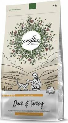 Корм для кошек Harmona для стерилизованных, из утки и индейки сух. 4,5кг – фото 4