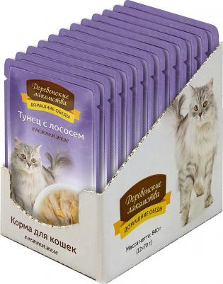 Корм для кошек Тунец с лососем в нежном желе 70г – фото 4