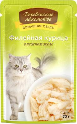 Влажный корм для кошек Филейная курица в нежном желе 0,07 кг – фото 9