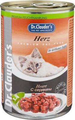 Консервы Heart in Delicate Sauce с сердцем кусочки в соусе для кошек 415г – фото 1