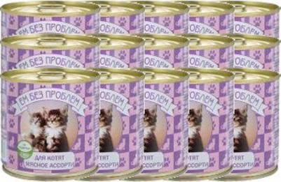 консервы для котят (паштет) (Мясное ассорти, 250 г.) – фото 4