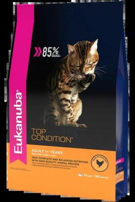 Сухой корм Adult Cat Top Condition Rich in Poultry с домашней птицей для взрослых кошек 10кг – фото 4