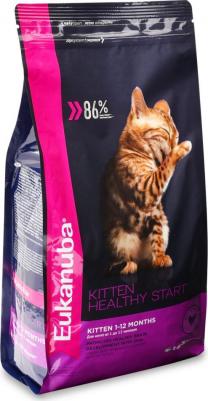 Сухой корм Kitten Healthy Start Rich in Poultry с домашней птицей для котят 2кг – фото 3
