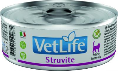 Консервы Vet Life Struvite Feline диета при МКБ для кошек 85г – фото 8