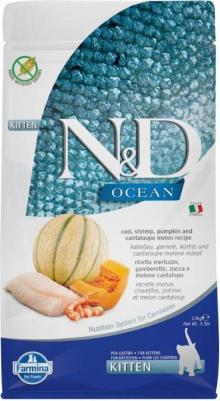 Корм сухой OCEAN для котят треска, креветка, тыква, дыня 5 кг – фото 9