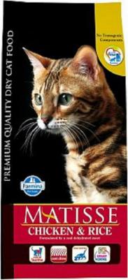 Сухой корм Chicken & Rice с курицей и рисом для взрослых кошек 1,5кг