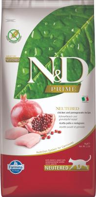 Сухой корм для кошек N&D Grain-Free Feline Chicken & Pomegranate Neutered 1,5 кг – фото 12