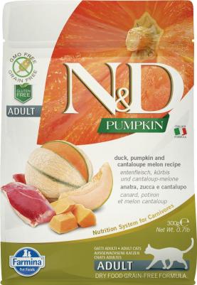 Сухой корм для кошек N&D Grain-Free Feline Pumpkin Duck 0,3 кг – фото 8