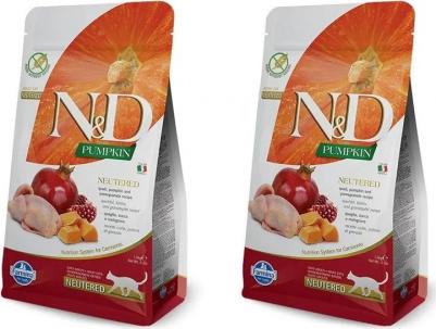 Сухой корм для кошек N&D Grain-Free Feline Pumpkin Neutered Quail 0,3 кг – фото 8
