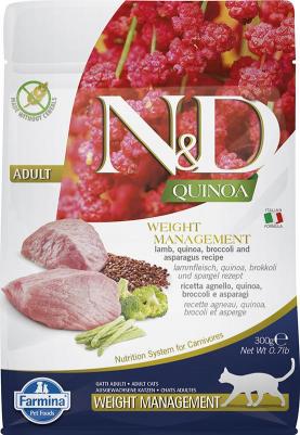 Сухой корм для кошек N&D Grain-Free Feline Quinoa Digestion Lamb 0,3 кг – фото 1