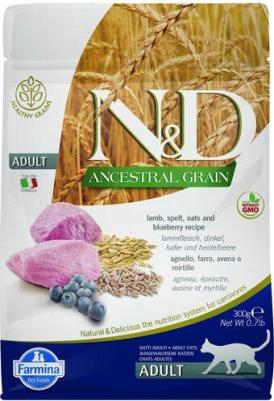 Сухой корм для кошек N&D Low-Grain Feline Lamb & Blueberry Adult 0,3 кг – фото 8