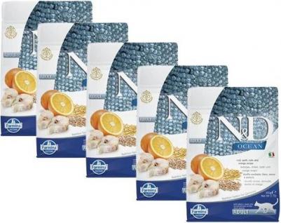 Сухой корм N&D Adult Cat Ocean Codfish, Spelt, Oats & Orange c треской, спельтой, овсом и апельсином для взрослых кошек 1,5кг – фото 11