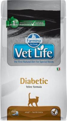 Сухой корм Vet Life Diabetic Feline диета при сахарном диабете для кошек 10кг – фото 2