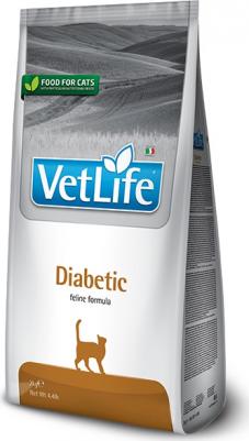 Сухой корм Vet Life Diabetic Feline диета при сахарном диабете для кошек 2кг – фото 1