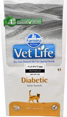 Сухой корм Vet Life Diabetic Feline диета при сахарном диабете для кошек 2кг – фото 12