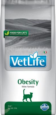 Сухой корм VET LIFE Feline Obesity диета для кошек 5 кг