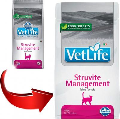 Сухой корм VET LIFE Feline Struvite Management диета для кошек 0,4 кг – фото 4