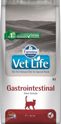 Сухой корм Vet Life Gastrointestinal Feline диета при нарушениях пищеварения для кошек 2кг