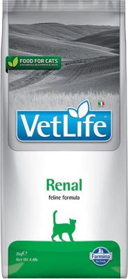 Сухой корм Vet Life Renal Feline диета при почечной недостаточности для кошек 2кг – фото 13