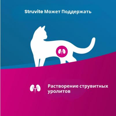 Сухой корм Vet Life Struvite Management Feline диета при МКБ и идиопатическом цистите для кошек 2кг – фото 13
