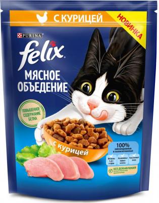 Мясное объедение сухой корм для кошек с курицей, 1,3 кг – фото 8