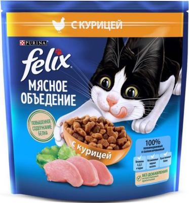 Мясное объедение сухой корм для кошек с курицей, 1,3 кг – фото 18