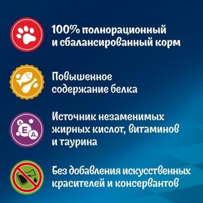 Мясное объедение сухой корм для кошек с курицей, 600 г – фото 4