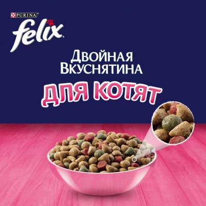 Сухой корм Doubly Delicious для котят, курица, 600гр – фото 2