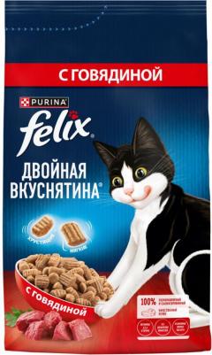 Сухой корм Двойная Вкуснятина для взрослых кошек, с мясом, 200г – фото 7